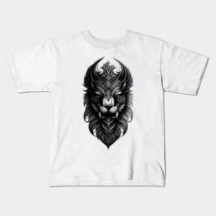 The tattoo of lion 🦁 Kids T-Shirt